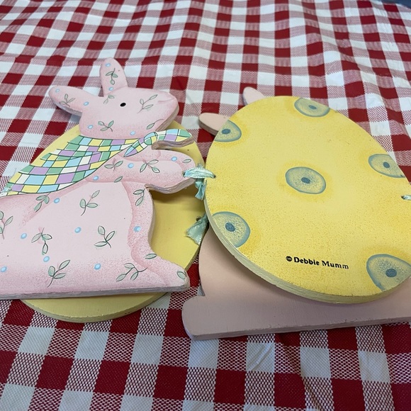 Wooden Colorful Easter Accent Piece By Debbie Mumm - Picture 2 of 6